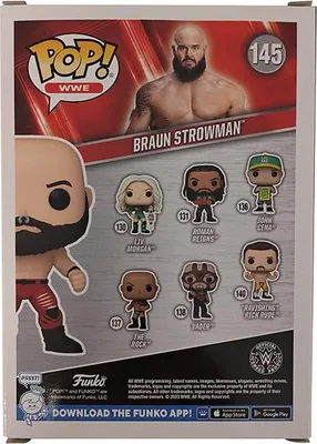 Zdjęcie produktu dla Funko Pop! WWE – Braun Strowman, figurka winylowa, figurka kolekcjonerska, figurka do zabawy, nr 145