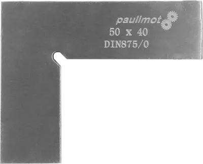 Produktbild von PAULIMOT Flachwinkel 90° 50 x 40 mm, DIN 875/1, rostfrei