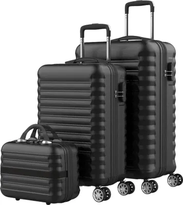 Produktbild von 3-teiliges Kofferset schwarz Upfly 53 cm, 63 cm und 31 cm 1200497 Numada