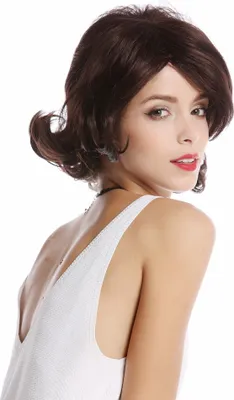 Produktbild von WIG ME UP Perücke Longbob Retro 60er Kastanie GF-W2310-4-33