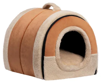Productafbeelding van Hollypet kattenbed voor kleine honden - Opvouwbaar, 2-in-1 huisdiervuilnis