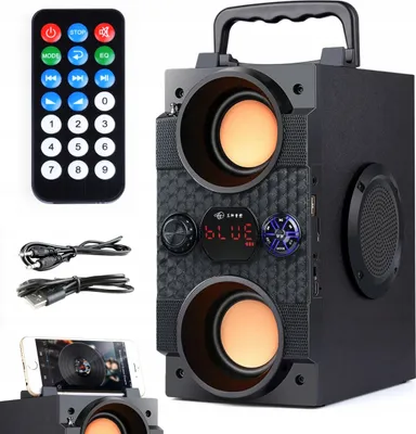 Obrázok produktu pre 30W Bluetooth Mini Reproduktor, Fm Rádio, Holzgehäuse, Ip67, 15H Betrieb!