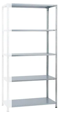 Produktbild von SCHULTE Anbauregal Schraubregal MULTIplus250, 2.000 x 1.000 x 300 mm, verzinkt, 5 Fachböden
