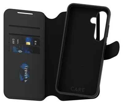 Productafbeelding van CARE by PanzerGlass telefoonhoesje Tango, 2-in-1 portemonnee, Qi-compatibel, model S25