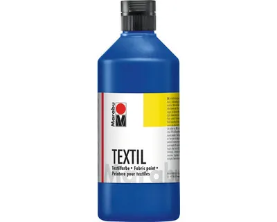 Produktbild von Marabu 17160075052, Blau, Textilfarbe, Flüssigkeit, 500 ml, 1 Stück(e)