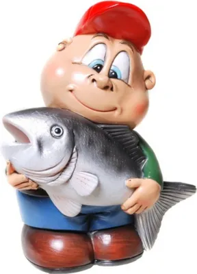 Produktbild von Funny Spardose - "Angler" mit Pfropfen