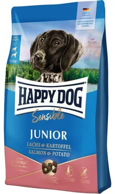 Immagine prodotto di Happy Dog cibo secco Sensible Junior Salmone e Patate 10kg
