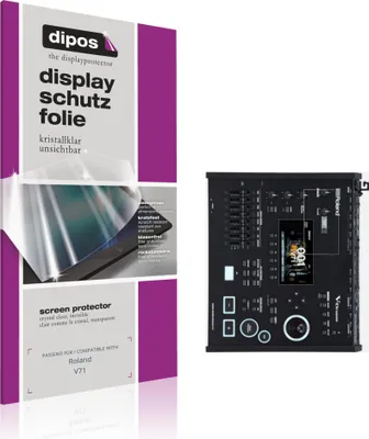 Image de 2x Film de protection d'écran pour Roland V71 protecteur clair dipos