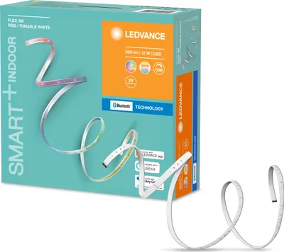 Zdjęcie produktu dla Ledvance LED Smart+ Strip Strip Flex 3m 12W 900lm RGBTW 2000K-6500K Ściemnialna aplikacja Google Alexa Bluetooth