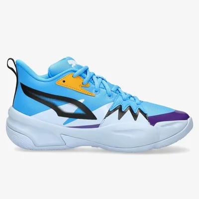 Productafbeelding van Puma Basketbalschoenen Genetics Blauw/Grijs Maat 37