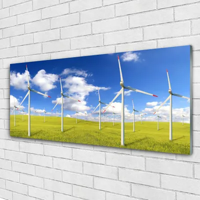 Produktbild von Acrylglasbilder 125x50 Wandbild Druck Acker Architektur
