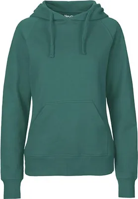 Produktbild von Neutral O83101 | Damen Hoodie / Kaputzenpulli / 100% Fairtrade-Baumwolle - Farbe: Teal - Größe: XXL