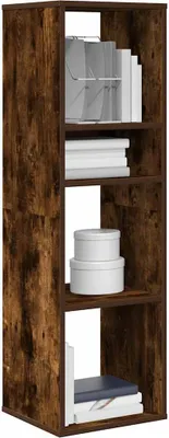 Zdjęcie produktu dla Maison Exclusive – regał na książki z dębu palonego 34 x 31 x 112 cm Materiał drewnopochodny