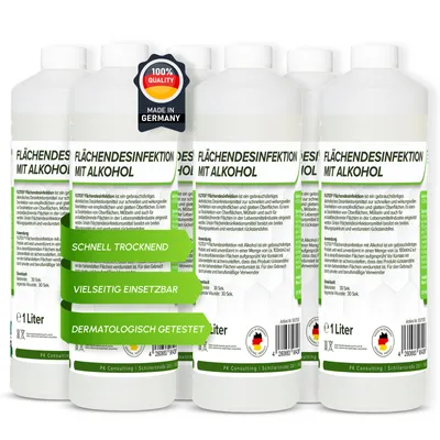 Produktbild von Flotex Flächendesinfektion mit Alkohol 6 x 1L Flächendesinfektionsmittel