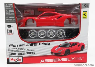 Productafbeelding van Maisto 488 2018, schaal 1:24, accessoires voor modelbouw