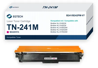 Produktbild von Toner kompatibel mit Brother TN-241M Magenta HL-3140CW HL-3142CW HL-3150CDW