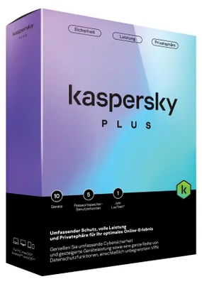 Produktbild von Kaspersky Plus, 1 Lizenz(en), 1 Jahr(e), Voll