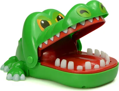 Produktbild von Das Arcade-Spiel „Das Krokodil beim Zahnarzt“.