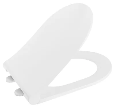 Image de Sapho Slim - Abattant WC, Soft Close, blanc/chrome 100787