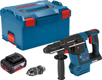 Produktbild von Bosch GBH 18V-26 F Professional Akku Bohrhammer 18 V 2,6 J SDS plus Brushless + 1x Akku 5,0 Ah + L-Boxx - ohne Ladegerät