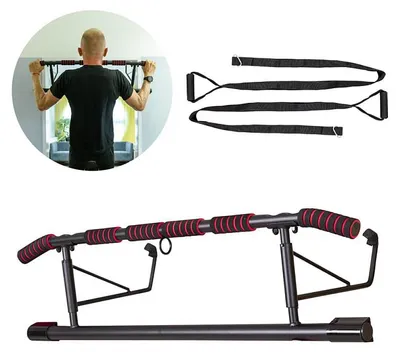 Produktbild von inSportline Klimmzugstange HR5003 für Türrahmen 70-92 cm, faltbar, 200 kg Tragkraft
