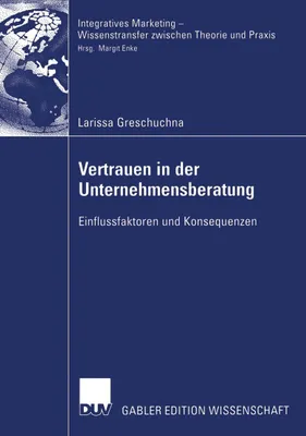 Produktbild von Vertrauen in der Unternehmensberatung