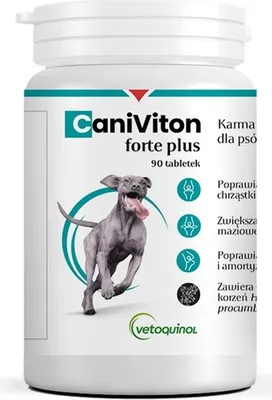 Zdjęcie produktu dla Vetoquinol Caniviton Forte Plus 90szt