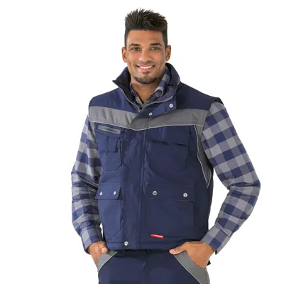 Produktbild von PLANAM Winterweste PLALINE 2582-marine/zink Größe XXL