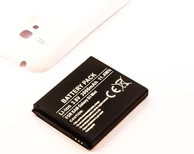 Produktbild von Akku für SAMSUNG GALAXY S 3 MINI  ersetzt EB-FIM7FLU 3000mAh mit Gehäusedeckel