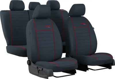 Produktbild von Autositzbezüge Universal Schonbezüge für Auto TREND LINE, Rot