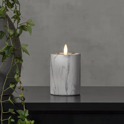 Produktbild von Star Trading Flamme Marble, Grau, Schlafzimmer, Wohnzimmer, IP20, 1 Glühbirne(n), LED, 0,03 W