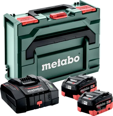 Produktbild von Metabo Basic-Set 2 x LiHD 10 Ah ASC 290 +metaBOX 145