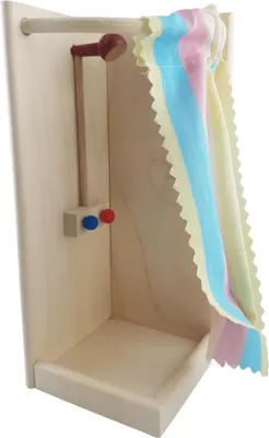 Produktbild von Puppenhausmöbel Bad Rustikal, Dusche