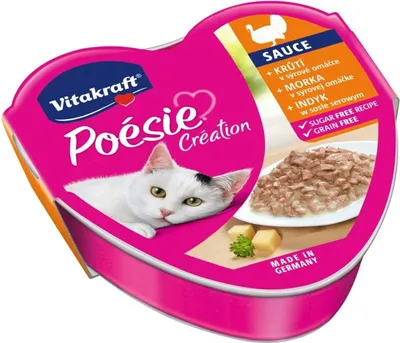 Image de Vitakraft Poesie sauce dinde avec fromage 85g