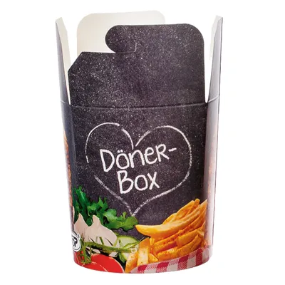 Image de Boîte à kebab 480ml 8,3cmx15,7cm