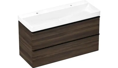 Produktbild von Waschtisch Xelu Q m Hahnloch ohne Überlauf 1200x480mm weiß weiß