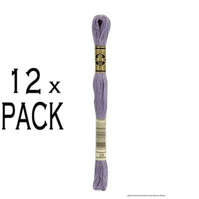 Obrázok produktu pre 12x DMC vyšívacia niť Mouline Special 117MC -28, 6-vrstvová, 8 m, VPE