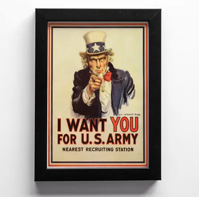 Produktbild von Bild Poster - Armee Armee Amerika - A4 (21 cm x 29,7 cm)