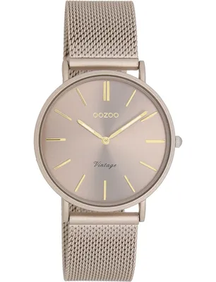 Produktbild von Oozoo Damen Metallarmband Uhr Vintage Series braun Analog Quarzuhr UOC20337