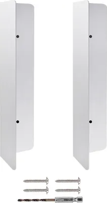 Immagine prodotto di INF Protezione Guarnizione Porta Garage Acciaio Inox, 2 Pz - Antipioggia
