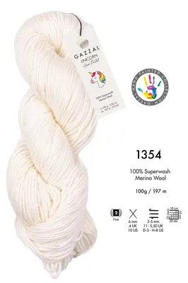 Zdjęcie produktu dla Włóczka Gazzal Unicorn 1354 - do szydełkowania i robienia na drutach