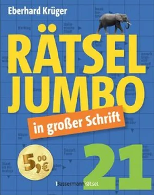 Produktbild von Rätseljumbo in großer Schrift 21
