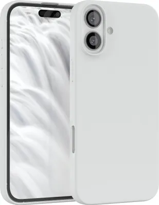 Produktbild von EAZY CASE Silikonhülle für Apple iPhone 16 Plus Silikon Backcover Schutz in Weiß