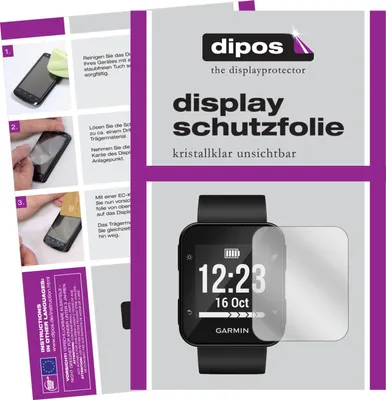 Produktbild von 6x Schutzfolie für Garmin Forerunner 35 klar Displayschutzfolie Folie Display Schutz dipos