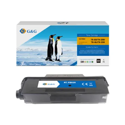 Produktbild von G&G Kompatibler Toner zum Einsatz in Brother TN3280, NT-PB650, schwarz, 8000er