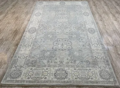 Produktbild von Teppich ZIEGLER-ORIGINAL | Farbe: Hellgrau; Größe: 178x325 cm | strapazierfähig und leicht zu reinigen | Wohnzimmer | Schlafzimmer