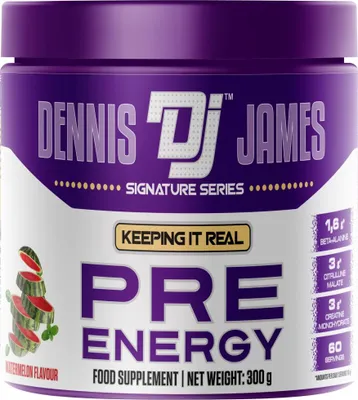 Obrázek produktu pro Dennis James Signature Series | Pre-Energy | Advanced Pre-Workout Formula Watermelon