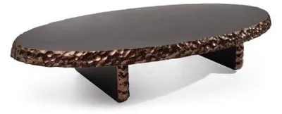 Produktbild von Moderner Ovaler Couchtisch Designer Wohnzimmer Exklusiver Beistelltisch