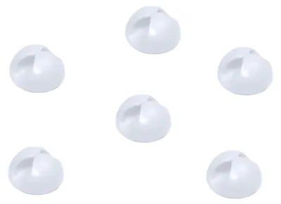 Immagine prodotto di Msonic MLX2317W, supporti per cavi autoadesivi, confezione da 6 pezzi, colore bianco, per cavi fino a 8 mm di diametro