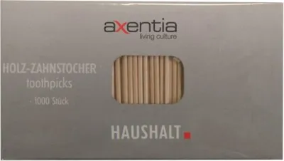 Produktbild von Zahnstocher aus Bambus, 1000 Stück, robust, umweltfreundlich, für den täglichen Gebrauch